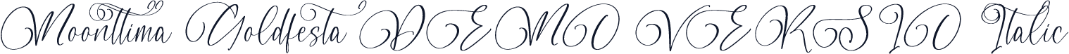 Moonttima Goldfesta DEMO VERSIO Italic