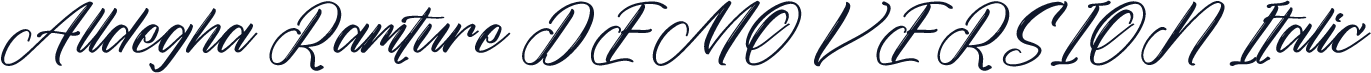 Alldegha Ramture DEMO VERSION Italic