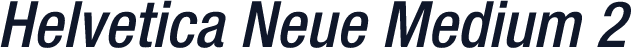 Helvetica Neue Medium 2