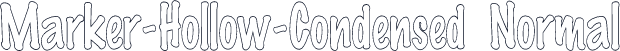 Marker-Hollow-Condensed Normal