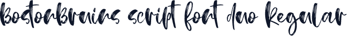 BostonBruins script font duo Regular