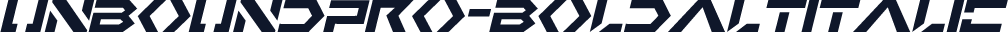 UnboundPro-BoldAltItalic
