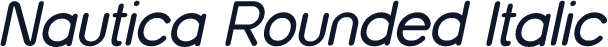 Nautica Rounded Italic