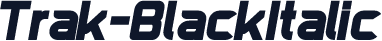 Trak-BlackItalic