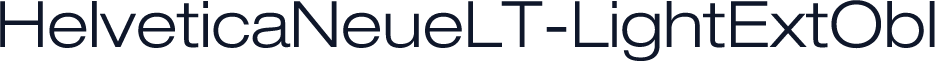 HelveticaNeueLT-LightExtObl