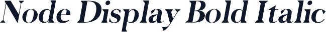 Node Display Bold Italic