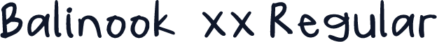 Balinook_xx Regular