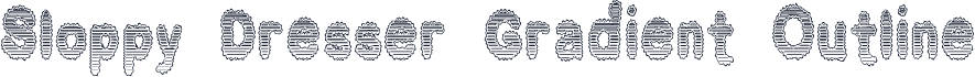 Sloppy Dresser Gradient Outline