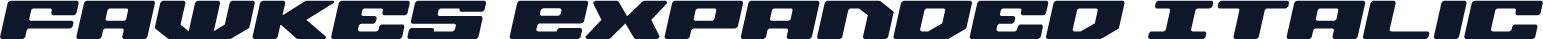 Fawkes Expanded Italic