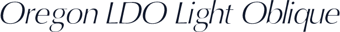 Oregon LDO Light Oblique