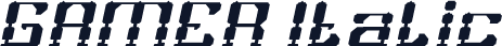 GAMER Italic