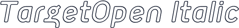 TargetOpen Italic