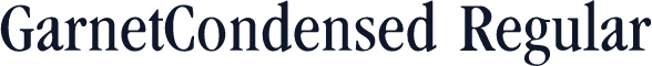 GarnetCondensed Regular