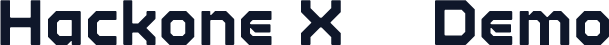 Hackone X01 Demo