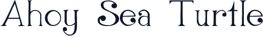 Ahoy Sea Turtle