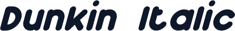 Dunkin Italic