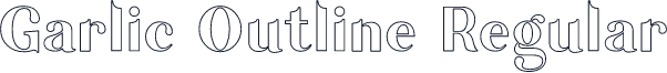 Garlic Outline Regular
