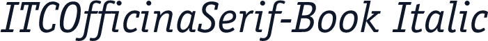 ITCOfficinaSerif-Book Italic