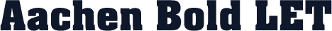 Aachen Bold LET