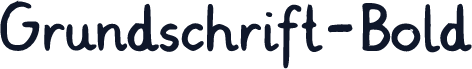 Grundschrift-Bold