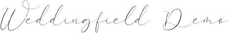 Weddingfield Demo