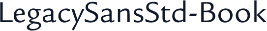 LegacySansStd-Book