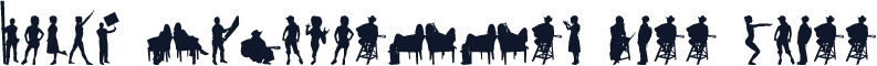 Human Silhouettes Free Three