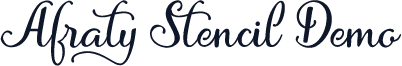 Afraty Stencil Demo