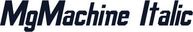 MgMachine Italic