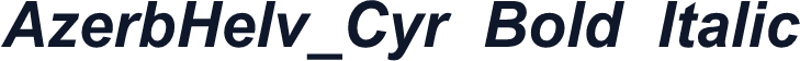 AzerbHelv_Cyr Bold Italic