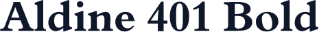Aldine 401 Bold
