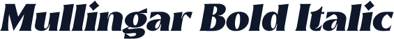 Mullingar Bold Italic