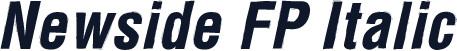 Newside FP Italic
