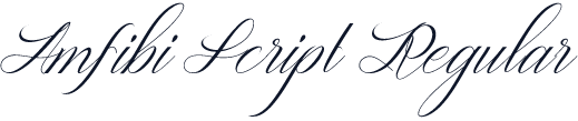 Amfibi Script Regular