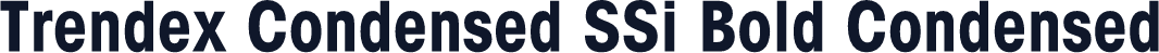 Trendex Condensed SSi Bold Condensed