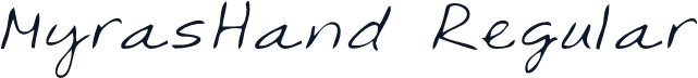 MyrasHand Regular