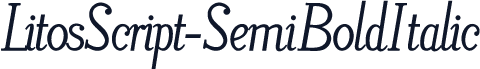 LitosScript-SemiBoldItalic