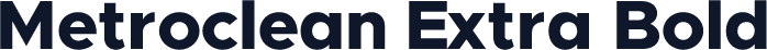 Metroclean Extra Bold