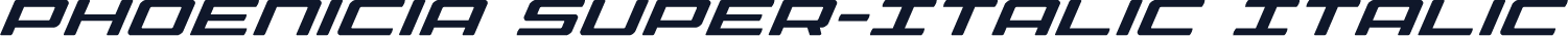 Phoenicia Super-Italic Italic