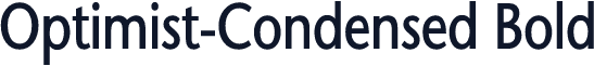 Optimist-Condensed Bold
