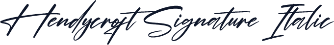Hendycroft Signature Italic