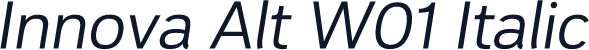 Innova Alt W01 Italic