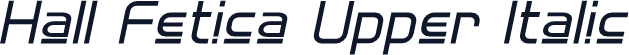 Hall Fetica Upper Italic