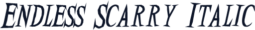 Endless Scarry Italic