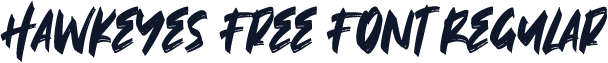 Hawkeyes Free Font Regular