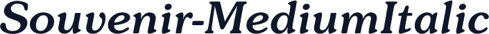 Souvenir-MediumItalic