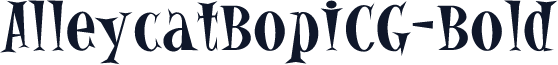 AlleycatBopICG-Bold