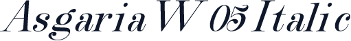 Asgaria W05 Italic