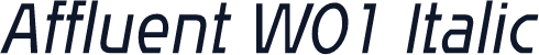 Affluent W01 Italic