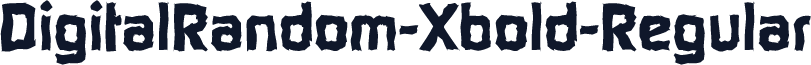 DigitalRandom-Xbold-Regular